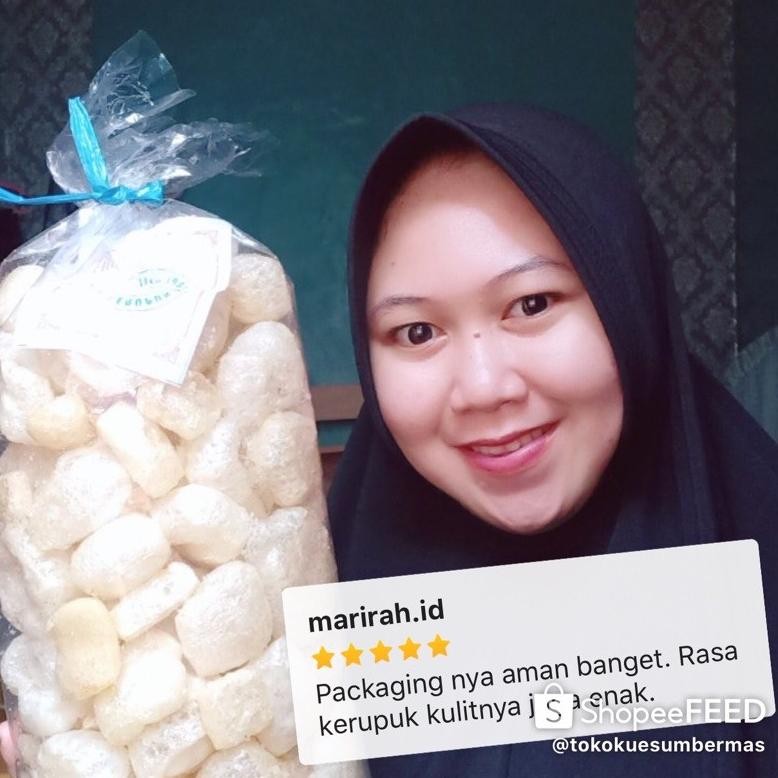 

PJ KERUPUK KULIT 250 GR / MURAH ENAK HALAL / KRUPUK JANGEK / RAMBAK /DOROKDOK KERUPUK KULIT SAPI / Kerupuk Kulit HALAL