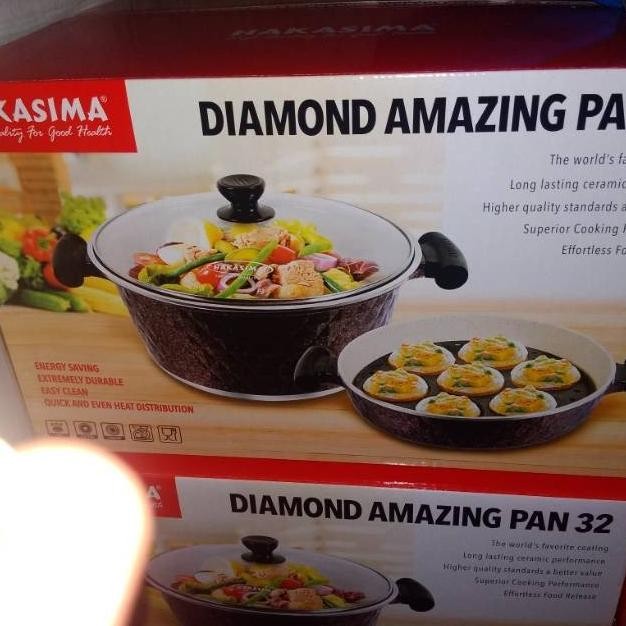 Peralatan Alat Masak Serba Guna Dari Hakasima Diamond Amazing Pan 32.