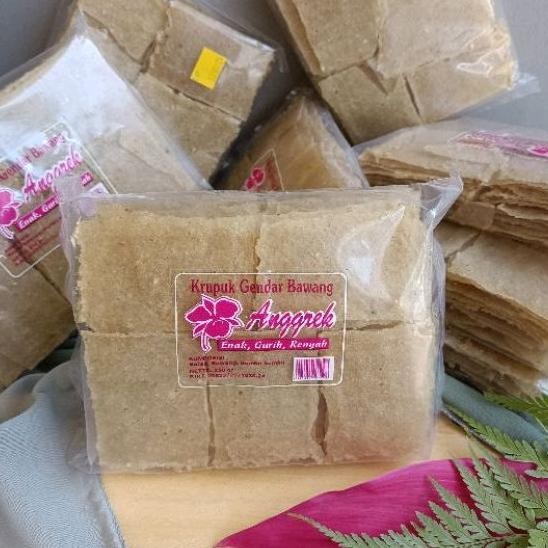 

PJ Kerupuk Gendar Bawang 250 Gram Kerupuk Anggrek Enak Gurih