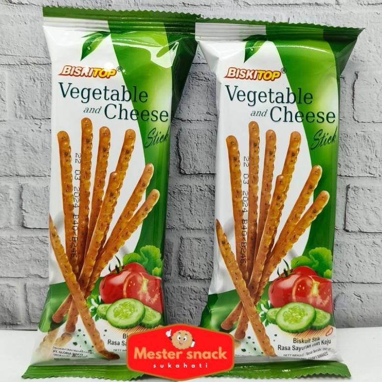 

PJ Biskitop Vegetable and Cheese Stick Isi 10 Pcs