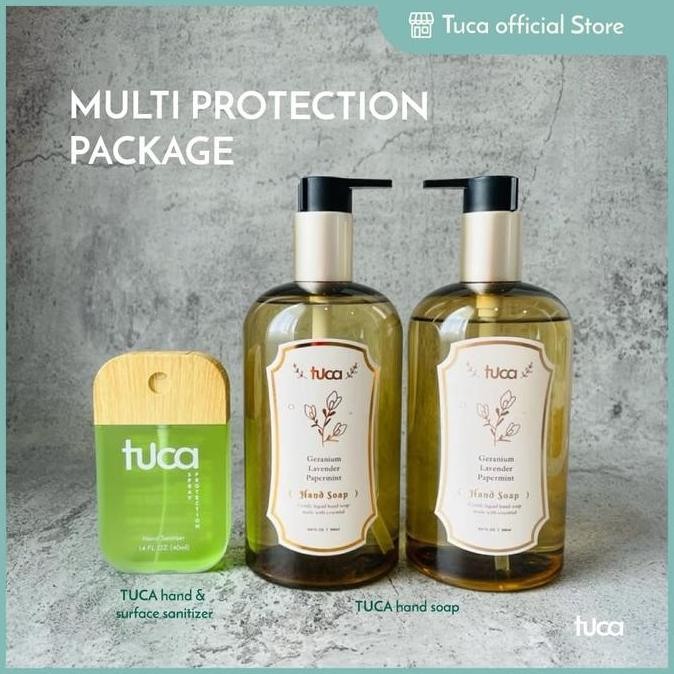 TERLARIS - Tuca Multi Protection Packages - Tuca Nourishing Hand Soap + Sanitizer