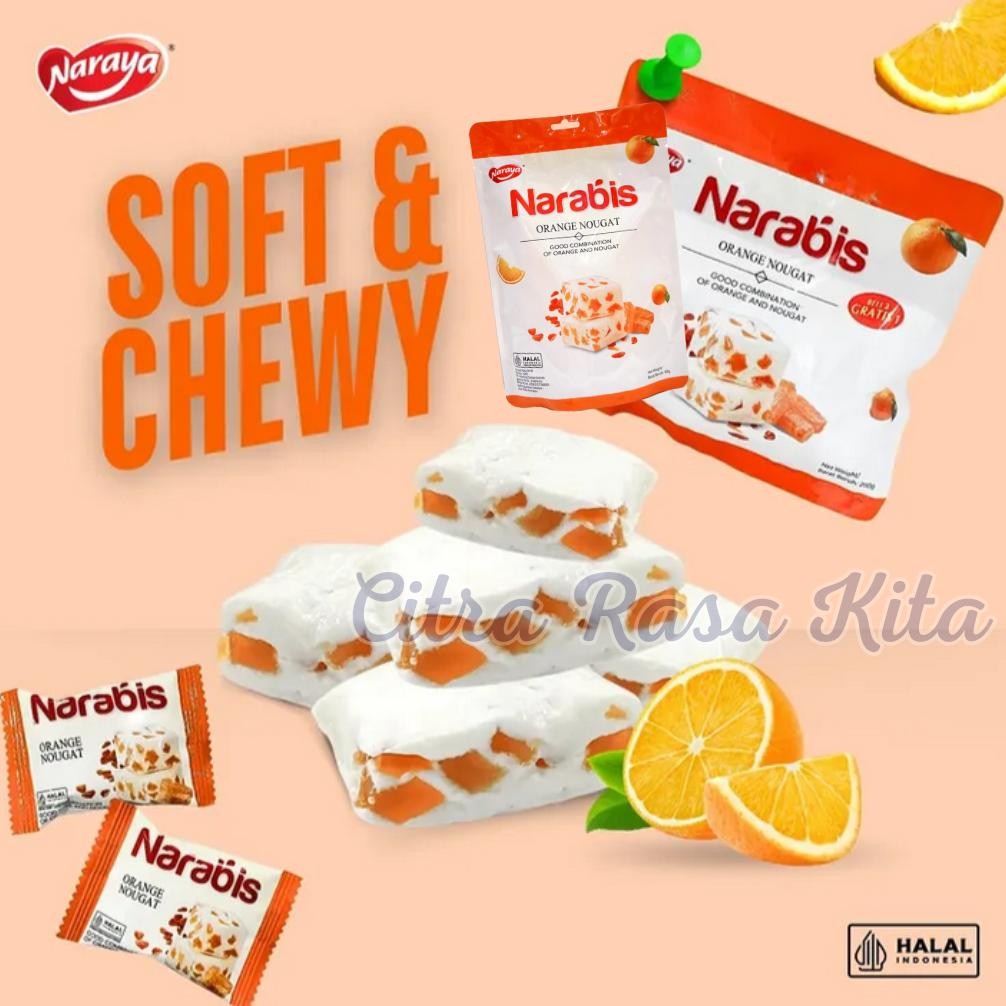 

PJ Naraya Narabis Assortment Nougat Crisp Halal 200gr