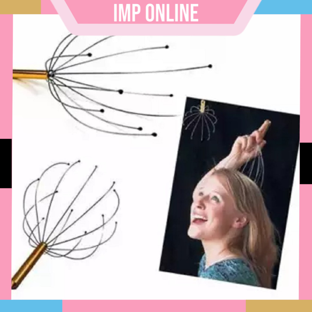 IMP- Alat Pijat Kepala Bokoma Massage Tanpa Listrik Healthy Head Manual Relaxing Anti Sakit Kepala P