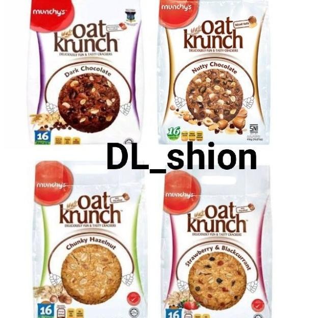 

PJ Munchys Munchy's Oat Krunch Rasa Dark Chocolate 15 Pack / Biskuit Cookies / Munchys Dark Chocolate
