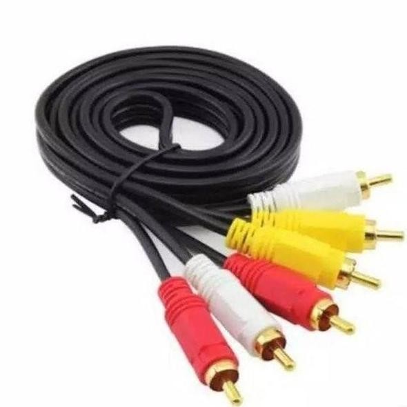 KABEL HDMI TO RCA LAPTOP KE TV TABUNG HDMI2 AV KABEL HDMI RCA/LR