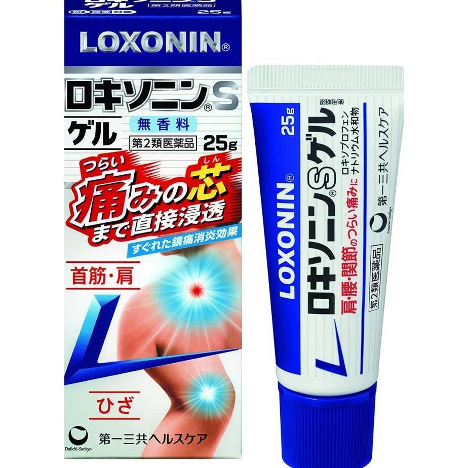 Terlaris Loxonin S Gel Koyo untuk Sakit Pinggang Otot 25g Japan SALE