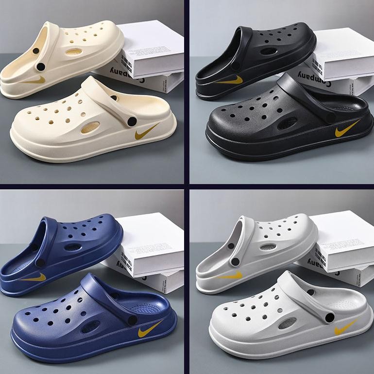 Original Nike Sandal Baim Pria Kasual Sendal Kodok Anti Selip Sandal Classic Eva Dan Karet 2023 Sand