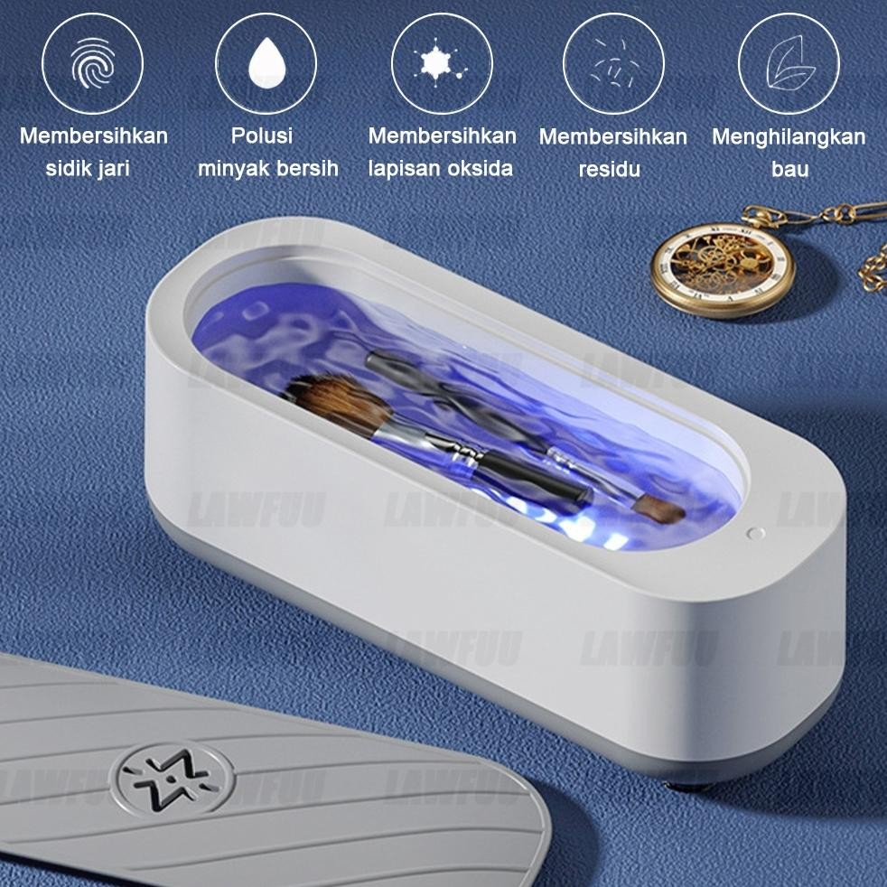 Alat Pembersih Perhiasan Kacamata Cincin Portable Pembersih Ultra Violet Alat Multi-Fungsi Getar Unt