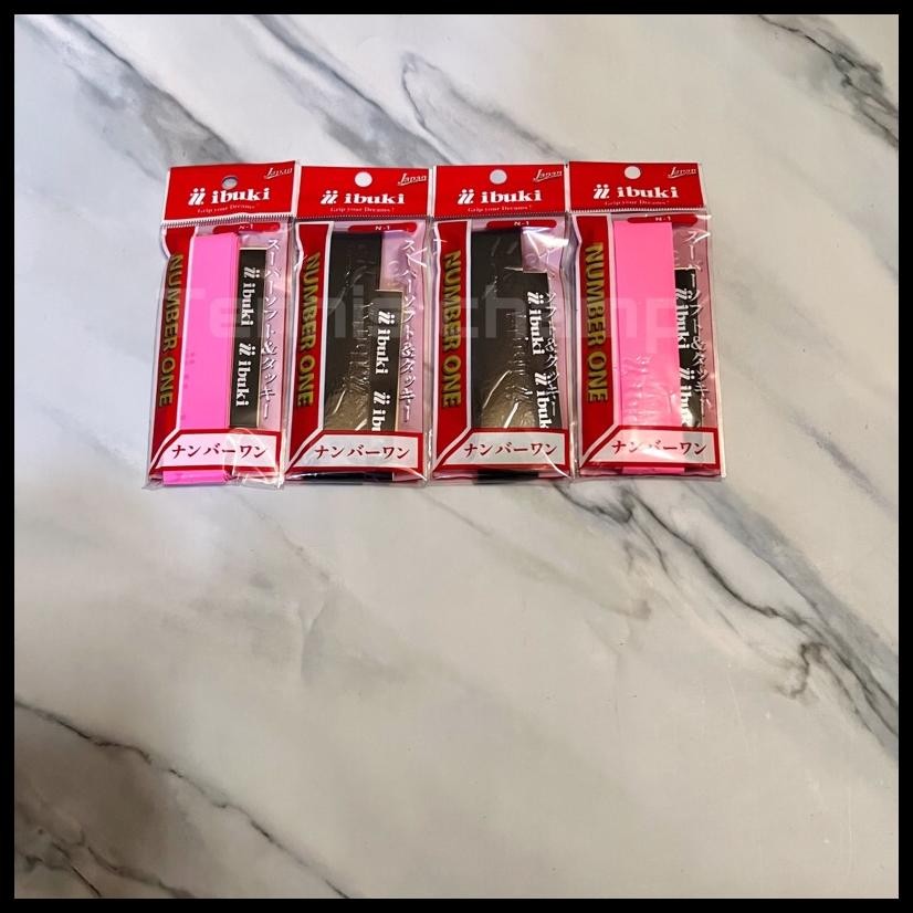 GRIP RAKET TENIS IBUKI PINK HITAM/TENNIS RAKET OVER GRIP IBUKI ORIGINAL