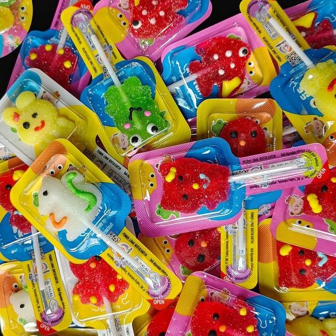 

Halal2 Box (60 Pcs) - Permen Kartun Kincir Angin/Manis, Lembut & Halal! Snack Viral 2025, Enak Untuk Santai & Ngemil Permenviral Cemilanhalal Ngemilasik