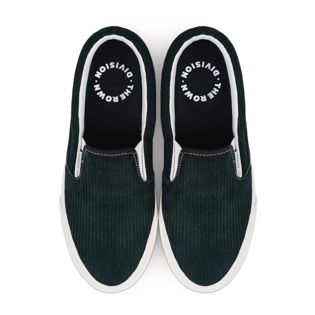 TERLARIS Rown Division Official Slip On Shoes - Rowndvsn Sepatu Ellden Dark Forest Green Siap kirim