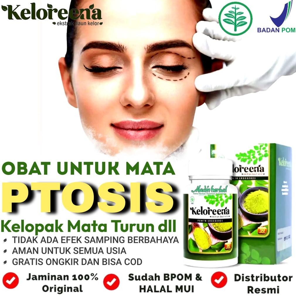 Obat Mata Ptosis, Kelopak Mata Turun Sebelah, Mata Merah, Kelopak mata Bengkak, Mata Kuning Berlemak