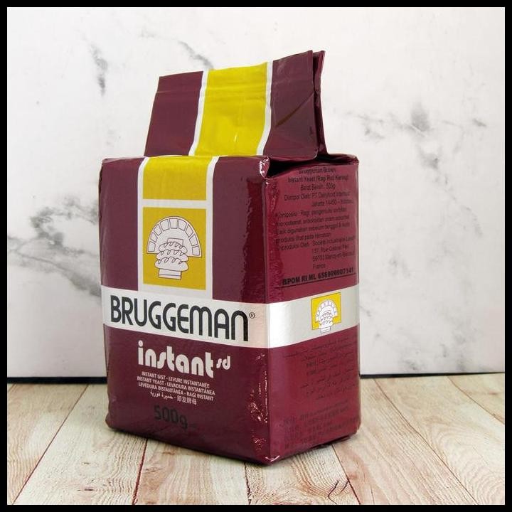 

Terlaris Instant Yeast / Ragi Instan Bruggeman Brown 500 Gr Best Seller