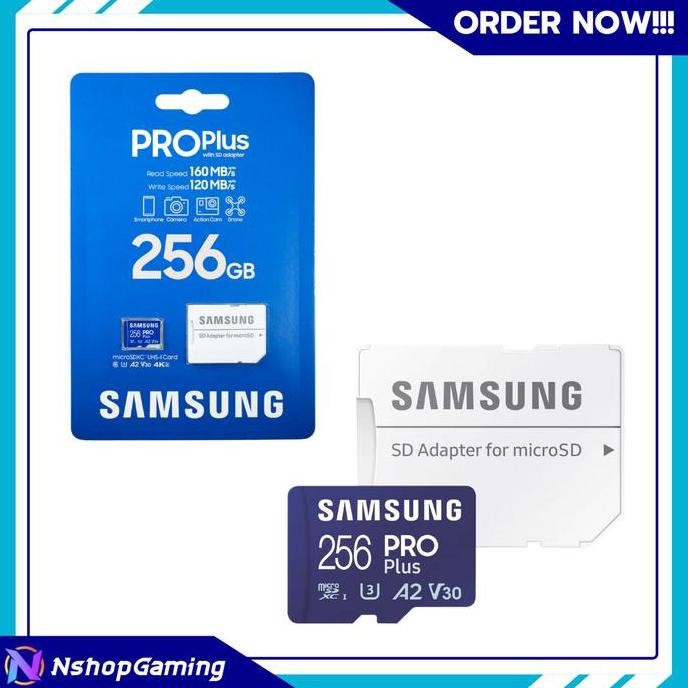 Samsung Pro Plus 256Gb Original Samsung New Stok