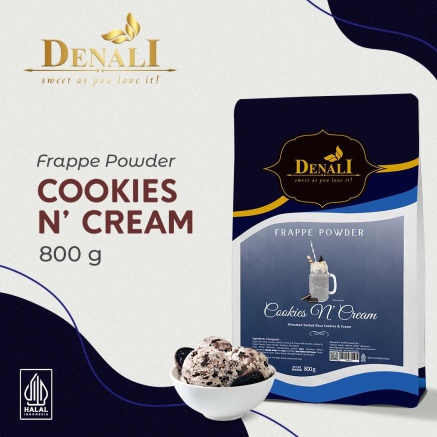 

Paling dicari Denali Cookies N Cream Frappe Powder