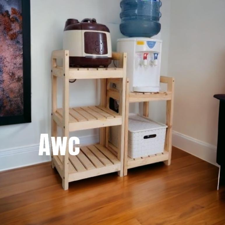 BEST RAK DISPENSER / RAK RICE COOKER / RAK AKUARIUM / RAK KAYU SUSUN 3 / RAK KAYU SUSUN 2 / MEJA DIS