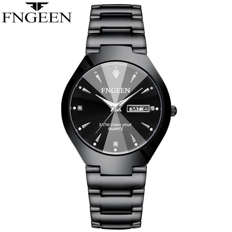 (Terbaru) FNGEEN 5808 Jam Tangan Couple Anti Air  Fashion Santai Original Jam Tangan Pria Jam Tangan