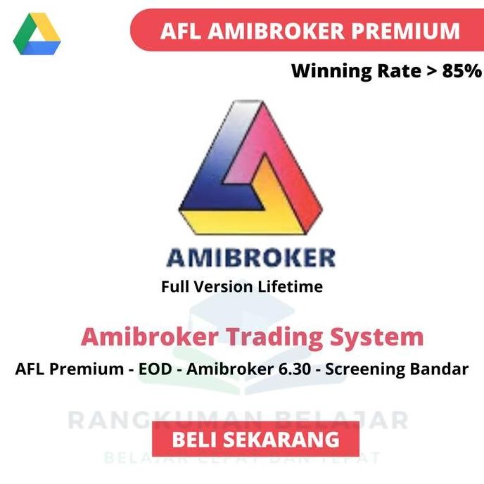 Premium Amibroker Trading System (Afl, Eod, Screening) - Signal Akurat