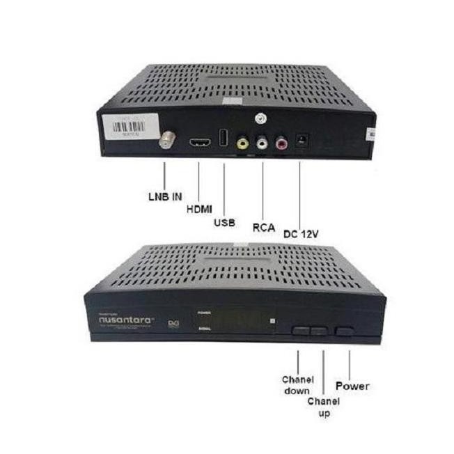 Receiver Tv Parabola Tanaka Nusantara Merdeka Ku Band Full Hd