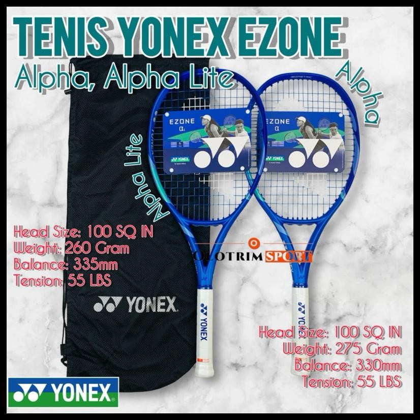 RAKET TENIS YONEX EZONE ALPHA ALPHA LITE TENNIS RACKET ALFA TENNIS ORIGINAL