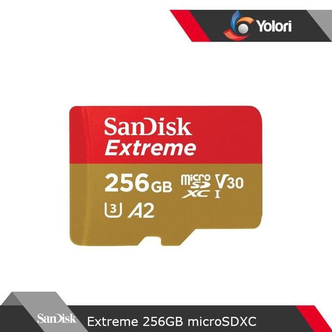Sandisk Extreme 256Gb Microsdxc - Sdsqxav-256G-Gn6Gn New Stok