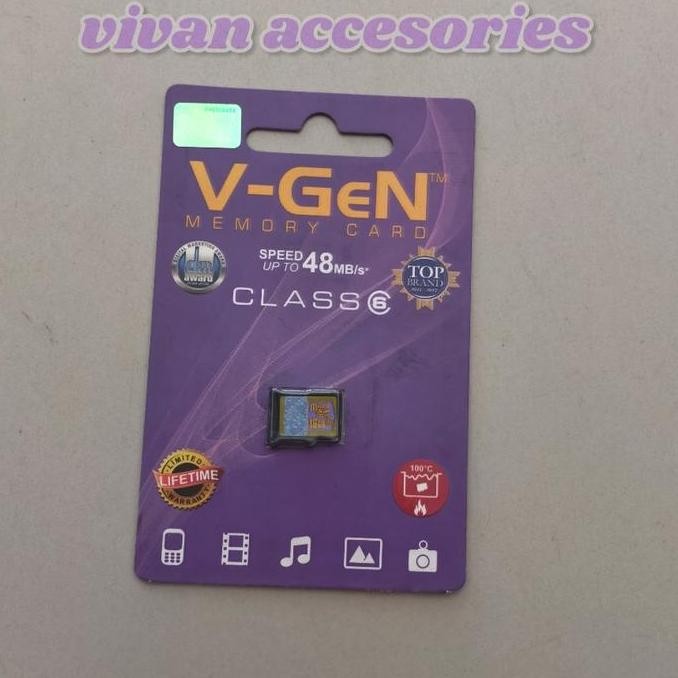 Memory Card Vgen 16Gb Kelas 6 Original New Stok
