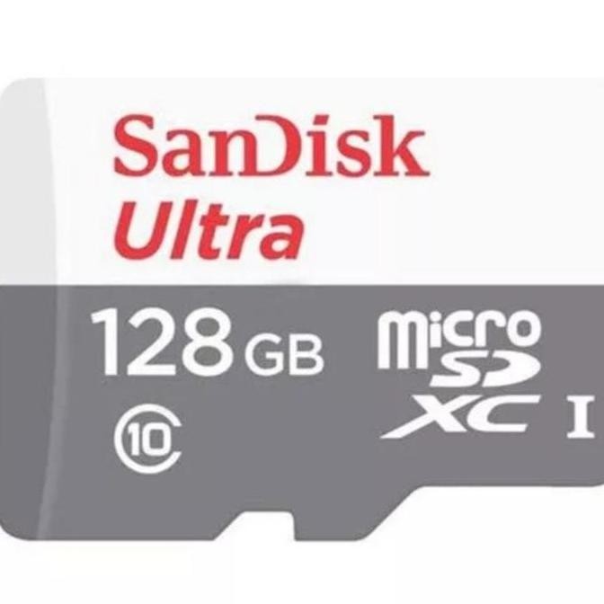 Memory Card Sandisk 128Gb 64Gb 32Gb 16Gb Micro Sd Mmc Memori Hp Sandisk Ultra New Stok