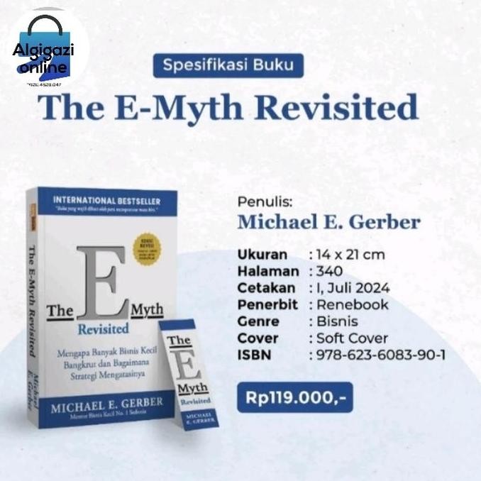 Buku The E Myth Revisited Michael E Gerber Original Bahasa Indonesia
