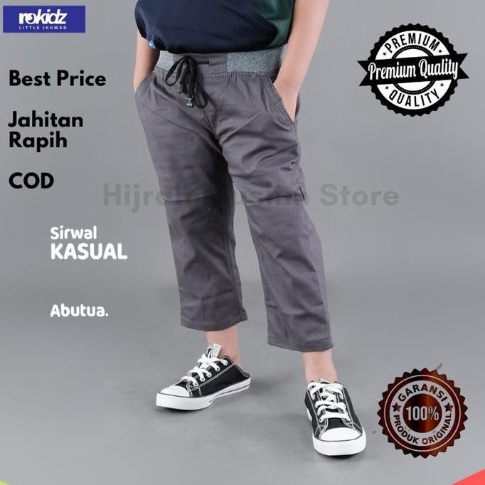 Tersedia Celana Sirwal Anak Laki-Laki 5-12 tahun / Sirwal Tactical Premium Anak