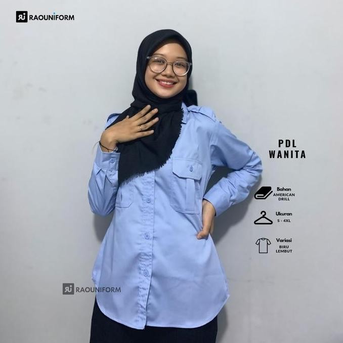 Tersedia Seragam PDL PNS Wanita Lengan Panjang/Baju Kemeja PDL Pria dan Wanita/Seragam PDL Custom Bo