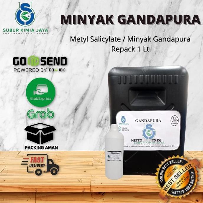 

Minyak Gandapura Murni / Methyl Salyclate / Minyak Gondopuro 1 L