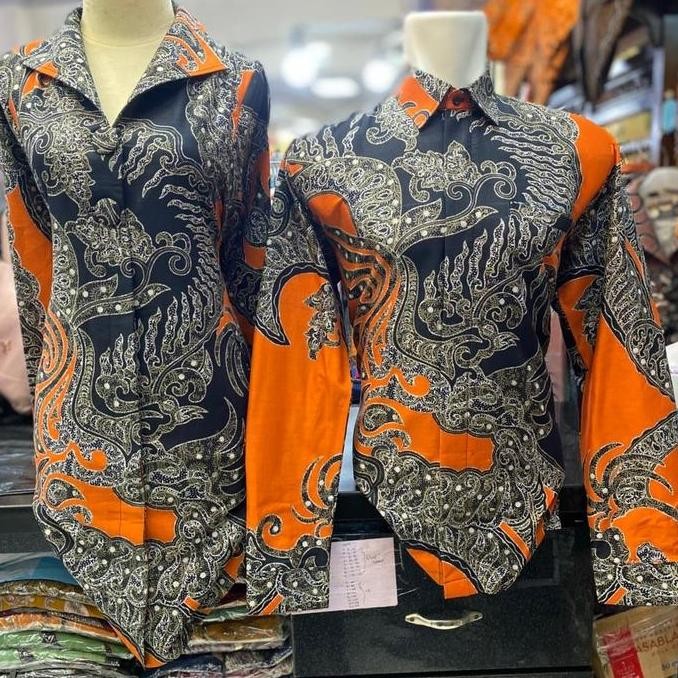Tersedia seragam batik guru batik couple modern full lapis tricot