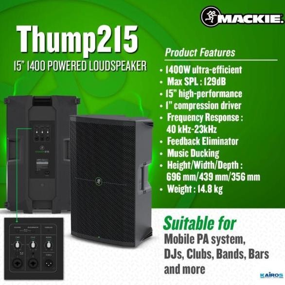Sale Speaker Aktif Mackie Thump215/Mackie Thump 215/Speaker Mackie Thump 215 Original