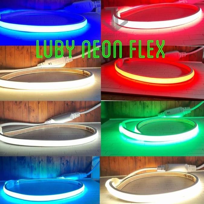 Sale Luby Neon Flex Lampu Led Selang 11 Watt, Cob Led Chip, Panjang 50M