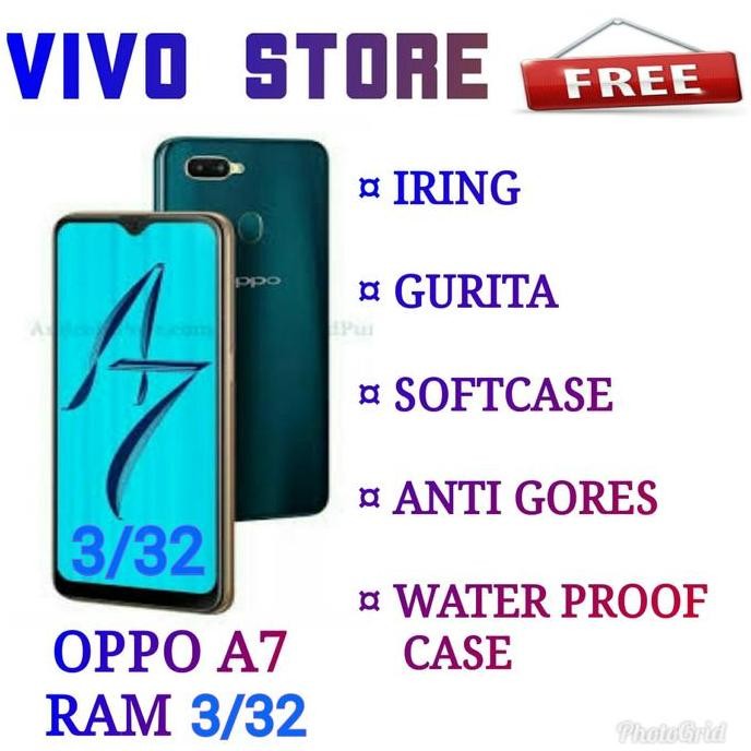 Oppo A7 Ram 3/64 Garansi Resmi Oppo Indonesia