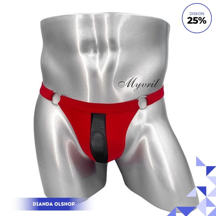 SEXY G STRING PRIA TALI THONG BAHAN TIPIS MURAH CELANA DALAM PRIA Y057 INOVATIF