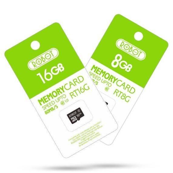 Robot Microsd 16Gb Micro Sd 16Gb Class 10 Kartu Memori Hp Micro New Stok