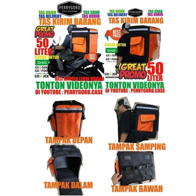 [Expert] TAS KURIR GOJEK Tas Delivery tas motor ransel untuk kirim barang
