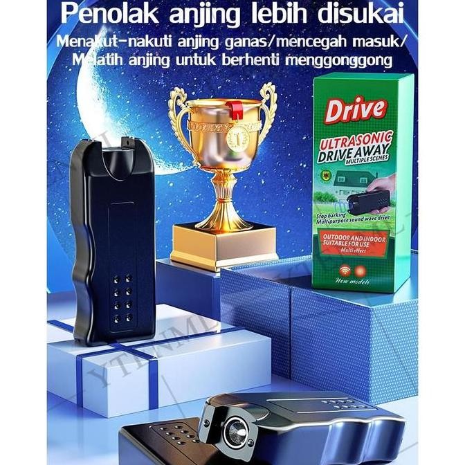 Jeky_Store Pengusir Pengendali Pelatih Mengusir Anjing Alat Penjinak Gonggongan Anjing Ultrasonik / 