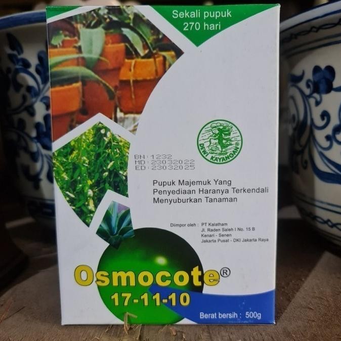 fresh Pupuk Osmocote 17 11 10 500 Gram Kemasan Pabrik Pupuk Dekastar 500gr murah