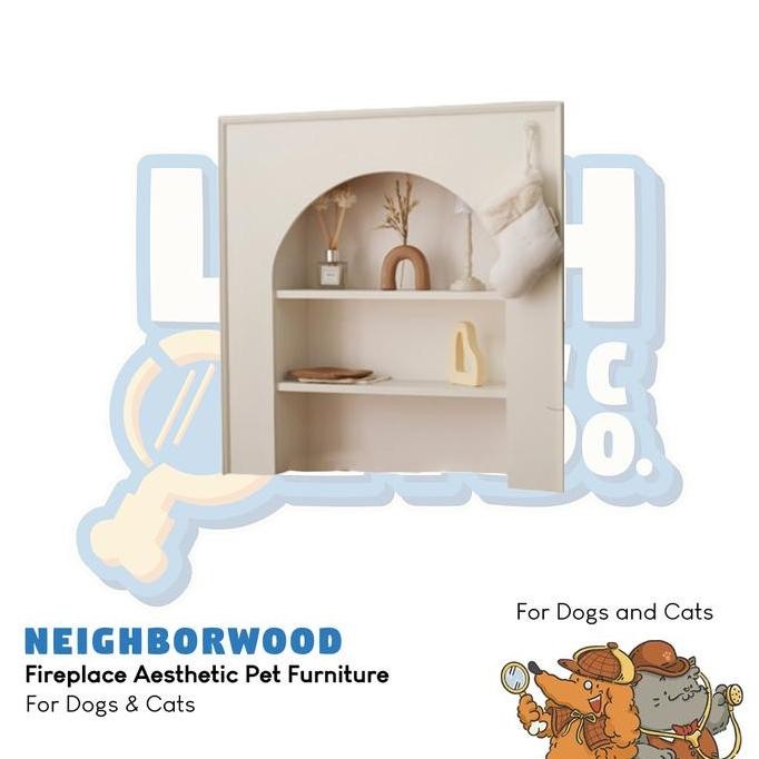 Neighborwood Fireplace Aesthetic Pet Furniture Co