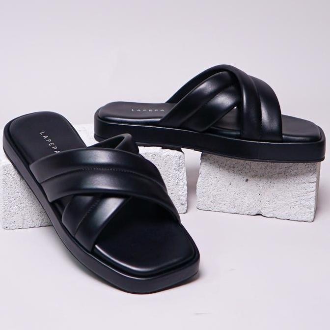 Tersedia LAPEPA YUK - BELLA Sandal Wanita Teplek 2cm Size 36 - 40 Sendal Rumahan Empuk cewek