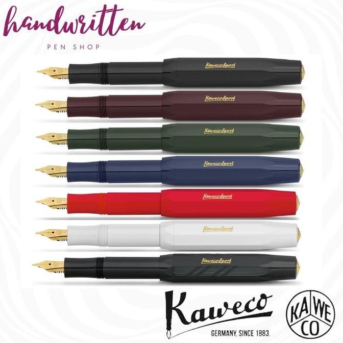 

TERMURAH - KAWECO Sport Fountain Pen Classic - Skyline - Frosted / Pulpen Pena