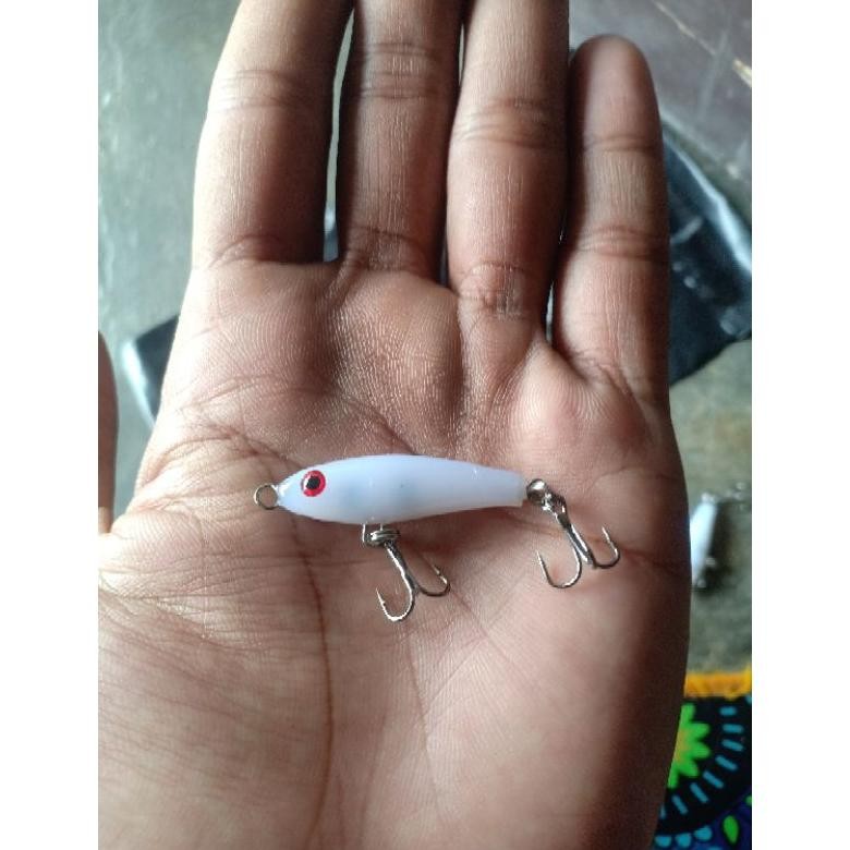 swimmer lure 3,5cm / umpan pancing hampala / lure hampala / swim bait / umpan ikan hampala masher ga