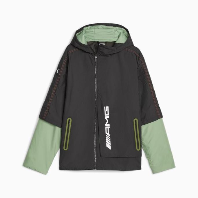 Mercedes-AMG Motorsport Statement Men's Woven Jacket. Jaket Wind Pria