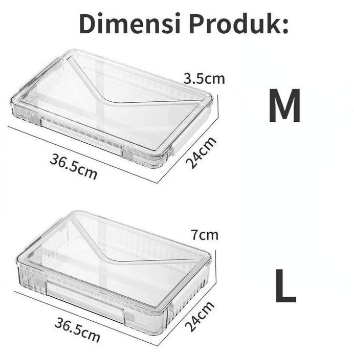 

Terlaris Vixplorn Kotak Penyimpanan Berkas Penting /Kotak Penyimpanan Kertas Dan Map File Organizer/Organizer Transparent Paper Box Storage Clear