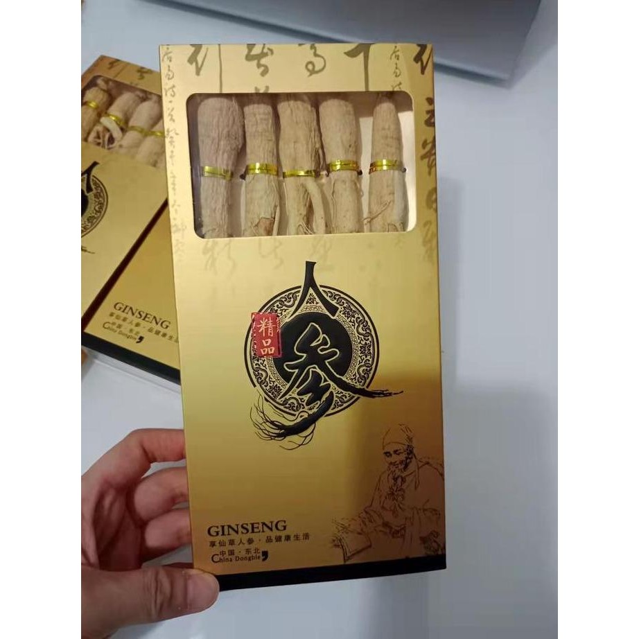 

TERMURAH - Ginseng Kering putih 1 kotak ( 5 batang, cocok untuk hadiah