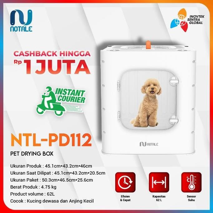 Notale Pet Drying Box - Box Pengering Anabul - Resmi Co