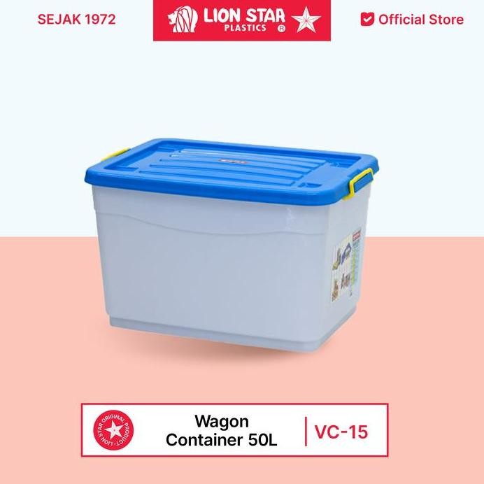 

Terlaris Lion Star Kotak Penyimpanan Wagon Container 50 L Vc-15