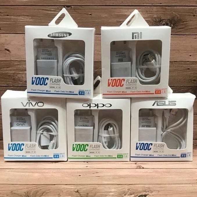 (Expert) Charger 2 Lubang Micro USB P11 P-11 4A 4 A VOOC HP Handphone Vivo